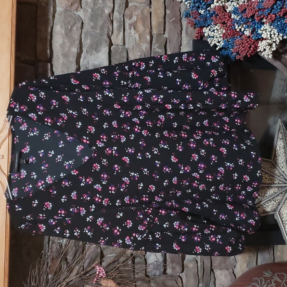 SALE⚡️LANE BRYANT FLORAL SILKY TOP SZ 24
